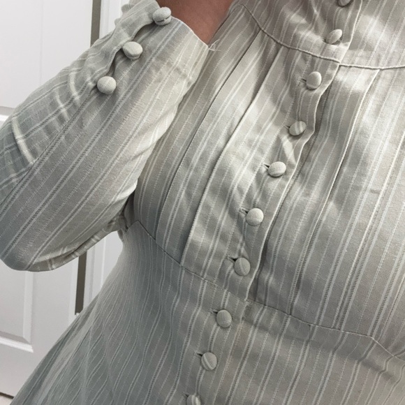 Vintage The J Peterman Company Button Up, tie back. - Picture 4 of 11